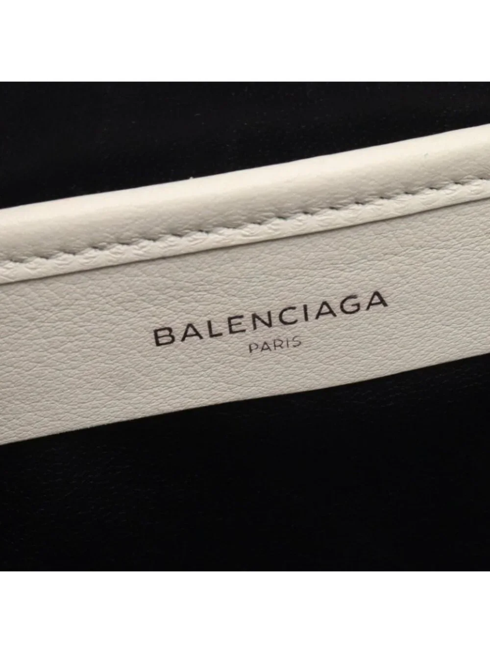 Balenciaga Clutch Everyday Pouch White Leather